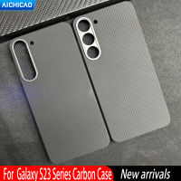 ACC-Carbon Real Carbon เคสโทรศัพท์สำหรับ Samsung Galaxy S23/23 Plus MagSafe เคส Aramid เส้นใย Aramid Anti-Fall