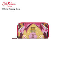 Cath Kidston Continental Zip Wallet Pinball Pink กระเป๋า กระเป๋าสตางค์ กระเป๋าสีชมพู กระเป๋าแคทคิดสตัน