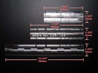 ✣♘▥ Lengthened Clear Transparent Acrylic Plastic Display Furniture Cabinet Door Window Box Case Piano Plexiglass Hinge 200mm 300mm