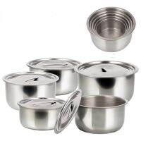 3pcs Stainless Steel Soup pot Stock Pot Set with Lid Kitchenware Stew Pot Cooking Tools Cookware Kitchen Accessories