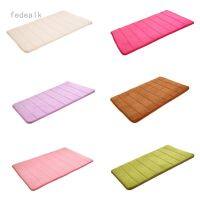 Fedealk ห้องนอนห้องน้ำ,40x60CM ไม่ลื่น Karpet Permadani Lantai นิ่มเสื่อปูห้องน้ำโฟมจำรูป