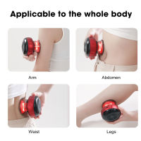 เครื่องดูด Cupping การบีบอัดความร้อนด้วยความร้อนอิเล็กทรอนิกส์ Scraping สูญญากาศ Cupping Therapy Massager สำหรับ Salon