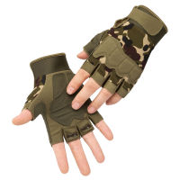 Tactical Gloves Fingerless Men Shooting Glove Camouflage Protective Bike Cycling Fitness Hunting Hiking Army Gloves