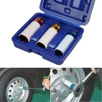 （Conbo metals）1/2 39; 39; 3Pcs Alloy Sleeve Drive Thin Wall Wheel Deep Impact Nut Remover Socket Set 17Mm 19Mm 21Mm Car Garage Maintain Repair Tool