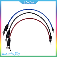 LOKIYA 1PC cycling 8X640มม.สายเคเบิล Anti-Theft BIKE Scooter SAFETY LOCK พร้อม2 Key