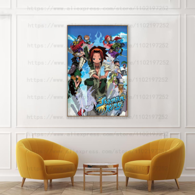 ตกแต่ง Shaman King Manga Game Poster - Canvas Wall Art สำหรับห้องนอนและห้องนั่งเล่น