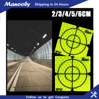 Manooby เทปตัวสะท้อนแสงสะท้อนแสงแผ่นสะท้อนแสงสีเหลืองเป้าหมายสถานีรวม20/30/40/50/60มม. แผ่นปริซึมวิศวกรรม