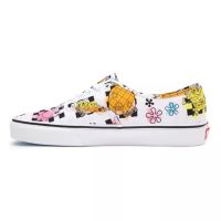 5.0/ 5 10 [ของแท้ ส่งฟรี จากไทย] VANS AUTHENTIC - (SPONGEBOB) AIRBRUSH