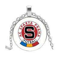 Czech Republic AC Sparta Praha Fotbal Soccer Team Pendant Necklace for Couples Friendship Women Men Girl Boy Jewelry Gift