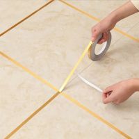 1 Roll Seam Line Tile Stick Self Adhesive Waterproof Ceramic Wall Floor Crevice Line Sticker Decoration Tape 0.5cm/1cm/2cm Width