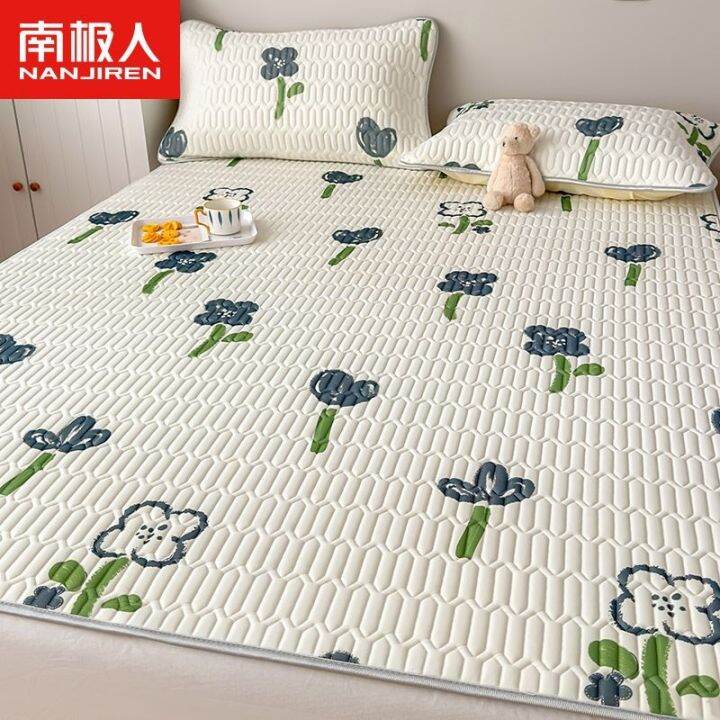 antarctic-people-latex-mat-three-piece-summer-1-5m-bed-1-8-washable-folding-ice-silk-soft-0-9