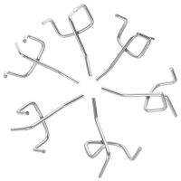 50 Pcs Metal Peg Board Hook Iron Pegboard Hanger Hooks Garage Pegs Tool Utility