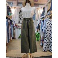 Waist 25-29 "Rbbon long pants, pants with a small strap.