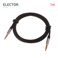 Elector 3.5MM MALE TO MALE AUX Car Phone Computer CAR AUDIO HEADPHONE เชื่อมต่อสายเคเบิล