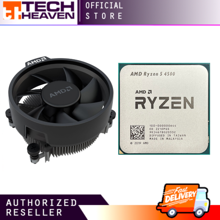 AMD RYZEN 5 4500 OEM/3.6GHZ/6CORE/12THD/3MB/AM4/TRAY TYPE W/O GRAPHICS ...