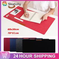 60X30cm Felt Mouse Pad Gaming Mouse Pad Table Mat Soft Foldable Laptop Keyboard Mouse Mat For Office Home School Non-slip Pad