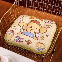 Sanrio เบาะที่นั่งนุ่มเสื่อ Tatami บ้านห้องเรียนเบาะนั่งผ่อนคลายปลอกโซฟาเก้าอี้สำนักงานลายคิตตี้ Kuromi