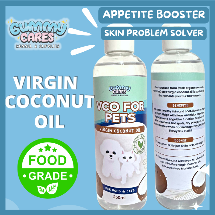 VCO for Pets Virgin Coconut Oil for Dogs and Cats by Gummy Cares 250ml
