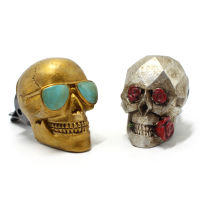 OperecwwartCar Air Vent Clip Set of 2 Resin Skull Shape Car Air Freshener Clip with Aromatpy Tablet for Auto Vehic 【hot】