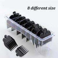 8Pcs/Set Universal Limit Comb for Hair push Clipper Guide Attachment Size 3/6/10/13/16/19/22/25mm Barber Replacement retail box