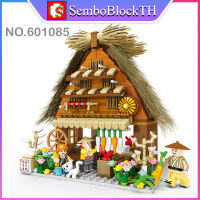 Sembo Block 601085 เลโก้ร้านค้าญี่ปุ่น พร้อมมินิฟิกเกอร์ 3ตัว จำนวน 421 ชิ้น