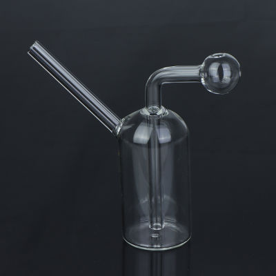 High borosilicate glass 4" Mini Glass Vase with Bubble Handle