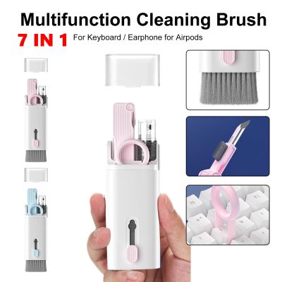 【CW】 6/7 1 Headset Keycap Multifunctional Cleaner Detachable Accessories for Airpods 2