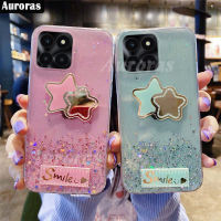 เคสโทรศัพท์เพื่อเป็นเกียรติแก่ X6A ดาวพระจันทร์ซิลิโคนนิ่มใสรูปดาวห้าแฉกกระจกกันล้มเด็กผู้หญิงเพื่อเป็นเกียรติแก่ X6A เคสใส่โทรศัพท์