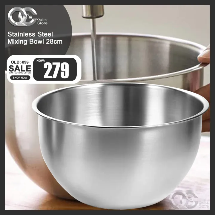Premium Stainless Steel Mixing Bowl 304 Stainless Steel NonStick Easy