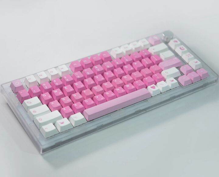 GMK Sea Mist Love Letter Keycap Pink 140 Keys Cherry Profile PBT Five ...