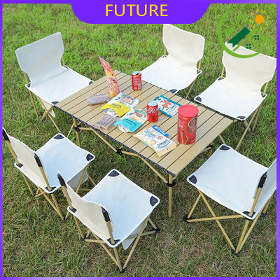 【FUTURE】โต๊ะแคมป์ปิ้ง โต๊ะพับได้ Folding table แบบพกพา อลูมิเนียม กลางแจ้ง ในร่ม แคมป์ปิ้งปิกนิก โต๊ะพับแคมป์ปิ้ง โต๊ะตั้งแคมป์ โต๊ะสนามแคมป์