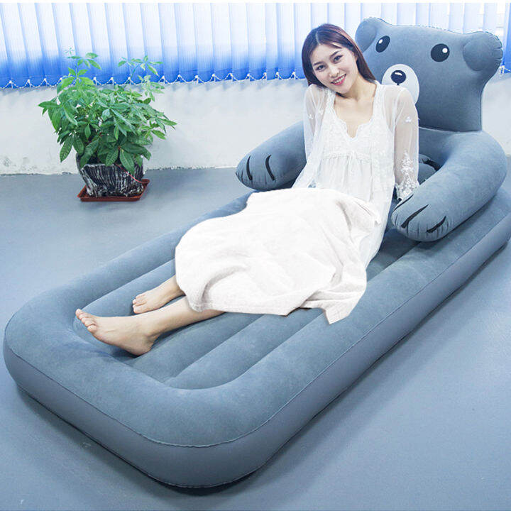 Air mattress home single air cushion bed lazy bed double padded cartoon