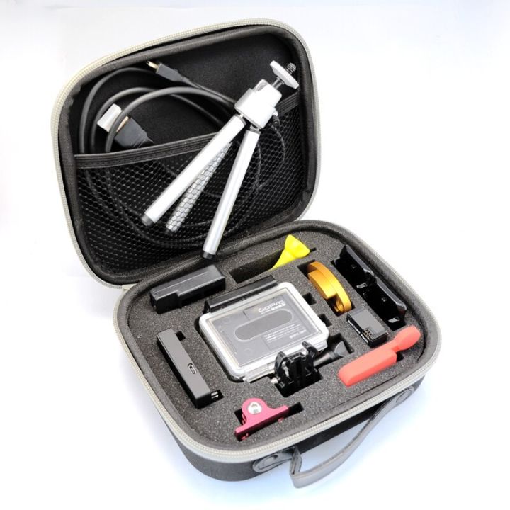 lbkafa-กระเป๋าถือแบบพกพา-eva-กระเป๋าใส่ของป้องกันการเดินทางสำหรับ-gopro-hero-7-6-5-4-3-sjcam-sj4000-sj6-yi-อุปกรณ์เสริมกล้อง