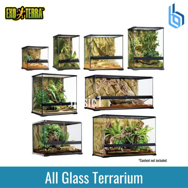 Exoterra All Glass Terrarium Advanced Glass Reptile Habitat Lazada PH