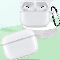 เคสป้องกันหูฟังใสพร้อมตะขอสำหรับ Apple Airpods Pro 2ป้องกันการตกหล่นบลูทูธ-หูฟังที่เข้าทรงฝาครอบป้องกัน