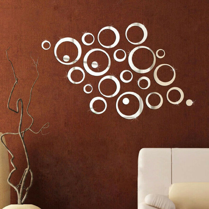 lightingeverthing-24pcs-set-3d-diy-circles-wall-sticker-decoration-mirror-wall-stickers-for-tv-background-home-decor-acrylic-decor-wall-art