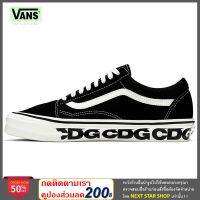 CDG x V A N S Vault OG Old Skool LX Black and White รหัส :VN0A4P3X60E  ครบกล่อง หนังกลับแท้ รุ่นหายาก ตัวท็อป โดดเด่นด้วยสีและลายที่สว