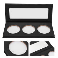 [wilkl] พาเลทอายแชโดว์เปล่า3หลุม Professional DIY Makeup Palette สำหรับ Blush Bronzer Powder