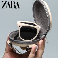 ZARAˉFolding Sunglasses 2023 new big face small sunshade anti-ultraviolet driving polarized sunglasses for men and women