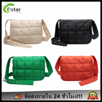 [Local delivery]กกระเป๋าสะพายผ้าฝ้าย Quilting Solid Diamond Casual Shopping กระเป๋าสะพาย