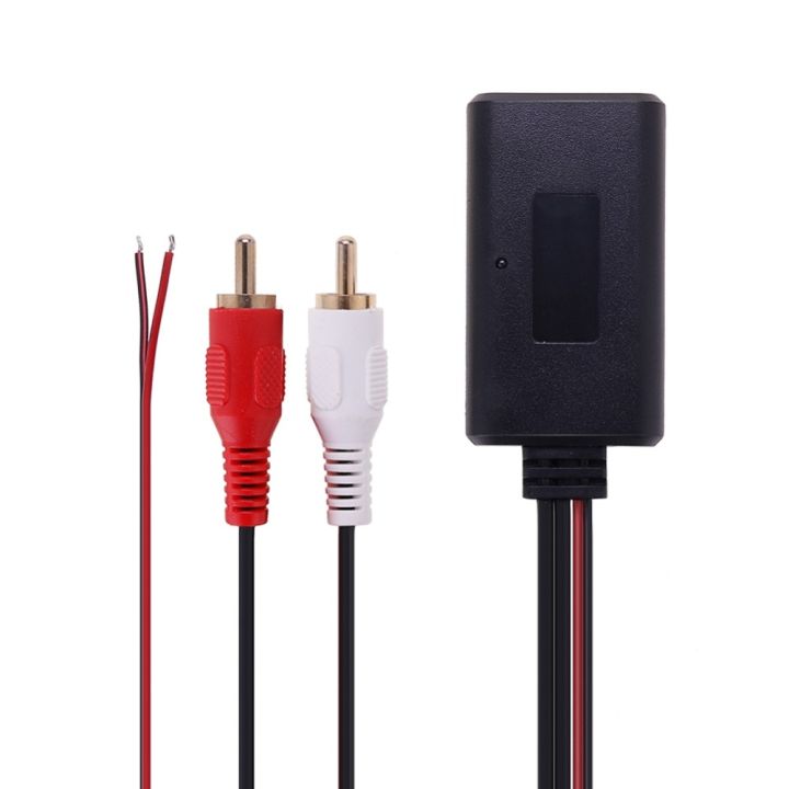 โมดูลผู้รับเอยูเอ็กซ์บลูทูธ12v-อะแดปเตอร์2สายเคเบิล-rca-aux-โทรศัพท์แฮนด์ฟรีวิทยุตัวแปลงไมโครโฟน-mobil-musik-ไร้สาย