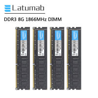 Latumab DDR3 RAM 16GB (2X8GB) 1866MHzสก์ท็อปหน่วยความจำPC3-14900 DIMMหน่วยความจำ240Pin 1.5V DDR3 RAMหน่วยความจำคอมพิวเตอร์โมดูล