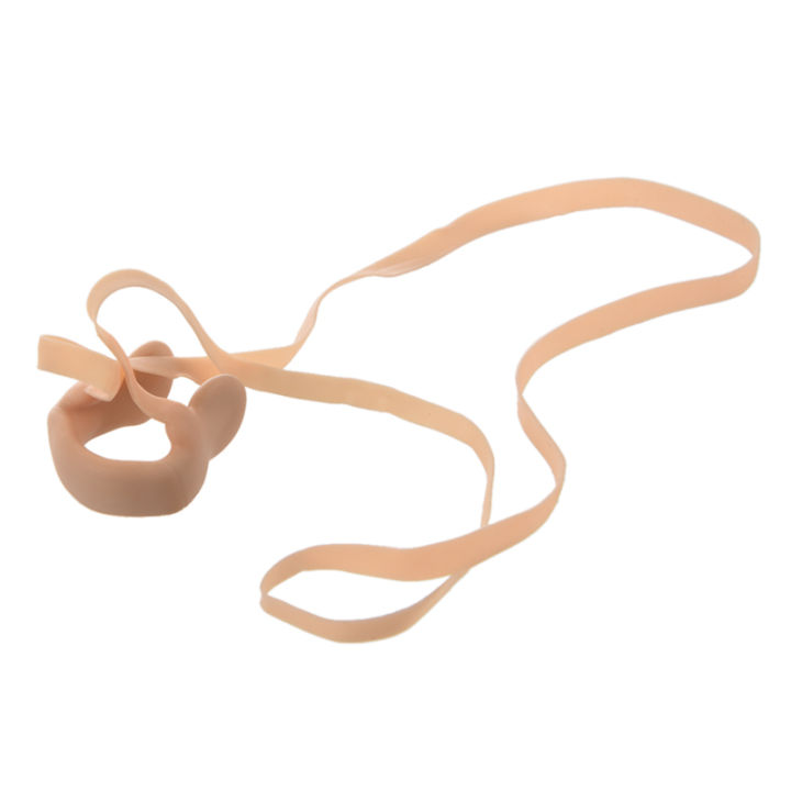 beige-elastic-rubber-string-nose-clip-protector-for-swimming