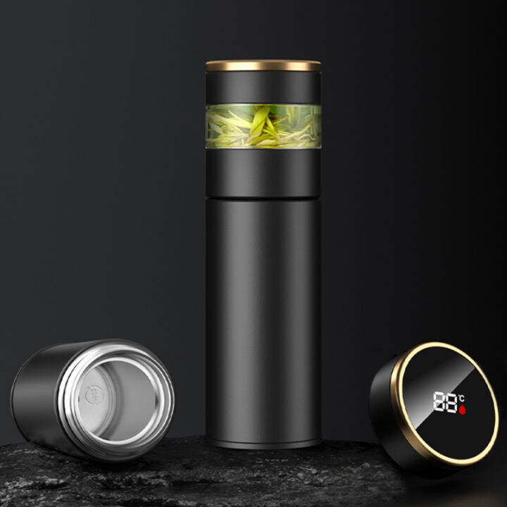 PE Thermos Bottle Tea Filter With Tea Separation Strainer Infuser