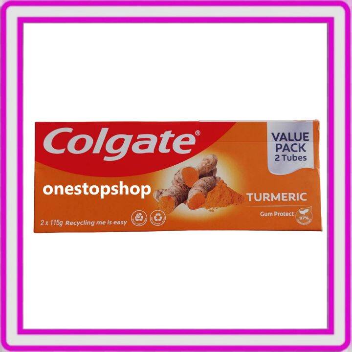 Colgate Naturals Turmeric Gum Protect Toothpaste 115g Twin Pack Lazada PH