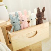 【JH】 knitted rabbit plush toy doll ins childrens gift wedding new product