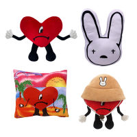 Cross-border New Rabbit Red Love Pillow Toy Bad Bunny Plush Toy Doll Childrens Toy Souvenir Ornament|ข้ามพรมแดนใหม่กระต่ายสีแดงรักหมอนของเล่น Bad Bunny ตุ๊กตาตุ๊กตาของเล่นเด็กเครื่องประดับของที่ระลึก