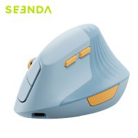 Seenda Lift Vertical Wireless Mouse Type C Rechargeable Ergonomic USB Type C Mice for Laptop Laptop PC MacBook Windows Android