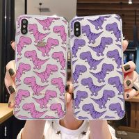 [ข้อเสนอพิเศษ] Romwe  TPU ไดโนเสาร์น่ารักสำหรับ Huawei P30 P20 P10 Mate 10 20 Pro P40 Lite E Y6 Y7 Y9 P Smart 2019 2020 2021 Nova 5T Cover