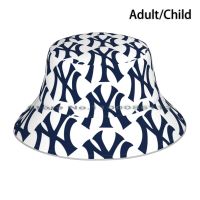 {You have a hat}Yankees หน้ากากหมวกแก๊ป Topi Bucket Yankees Bloboo หมวกชาวประมงกลางแจ้งแบบพับได้